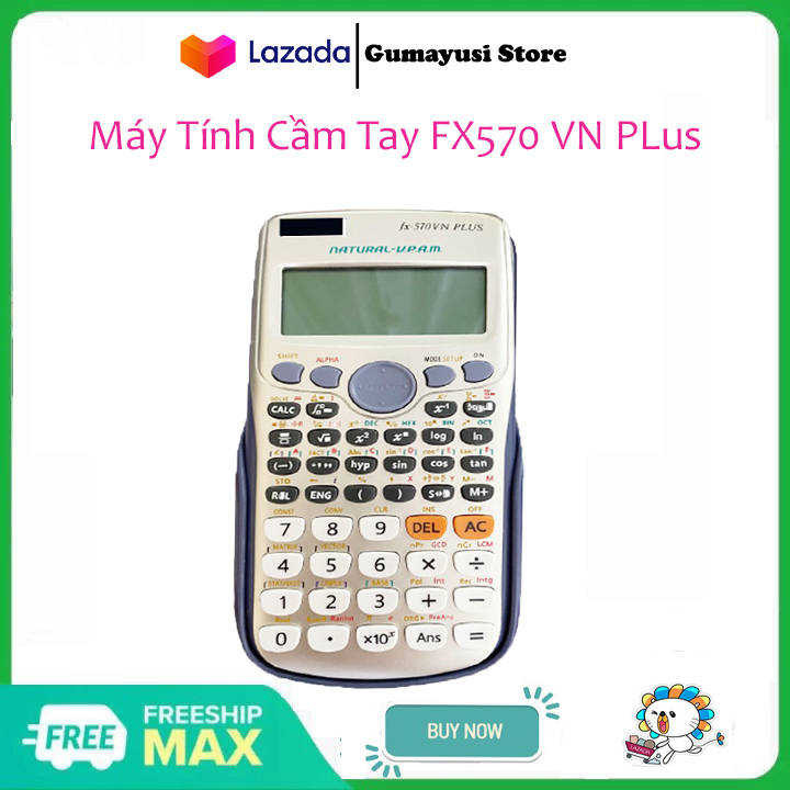 Máy tính cầm tay fx570 es plus - máy tính học sinh fx 570vn.máy tính bỏ túi casio fx-570es plus hàng cao cấp chất lượng giá rẻ