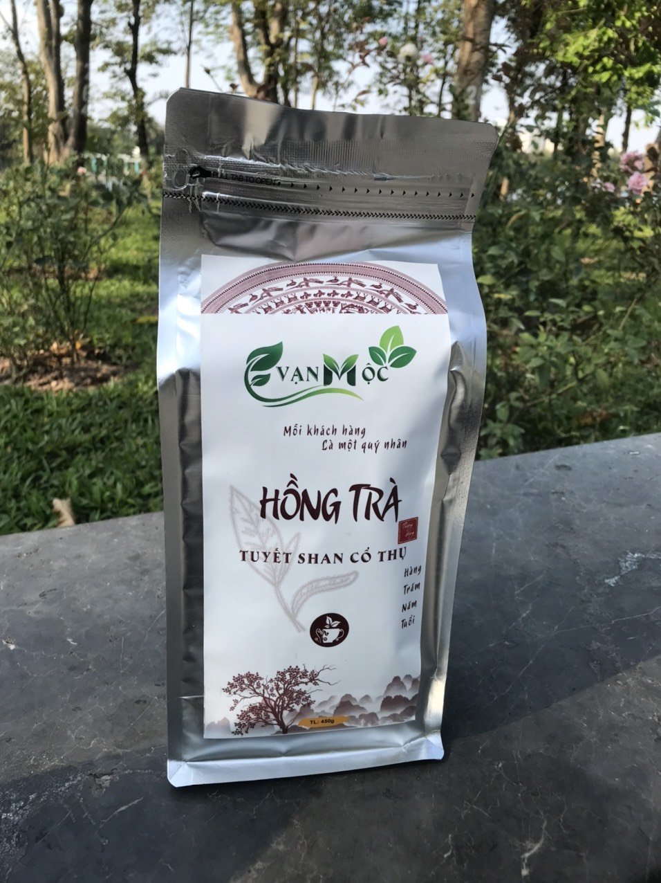 Hồng trà shan tuyết 450g - tuyết shan cổ thụ tây côn lĩnh