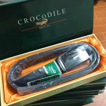 Thắt lưng nam da khóa tự động CroCoDiLe cao cấp