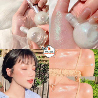 Nhũ lỏng Guicami, Nhũ bắt sáng highlight dạng lỏng chai lăn Liquid Crystal Bomn