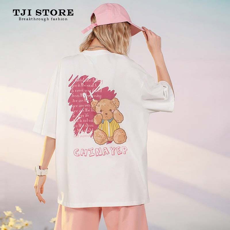 [HCM]Áo thun nam nữ form rộng chinayep dáng Unisex, Áo thun nữ giá rẻ, áo phông siêu ngầu, áo phông rộng Hàn Quốc cực hot TJI STORE