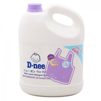Nước giặt xả DNEE chuẩn Thái Lan 3000ml TÍM dành cho quần áo em bé , hàng nội địa thái , sỉ dnee can giặt