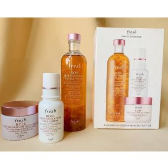 Set Dưỡng Fresh Rose Deep Hydration (Toner - 250Ml + Rose Serum - 30Ml + Rose Cream - 50Ml)