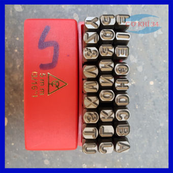 Bộ đục chữ đóng chữ 5mm - XUÔI LOẠI TỐT