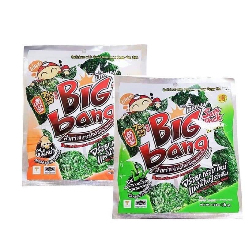 HCM- Rong biển Taokaenoi big bang gói 6gr Thái lan