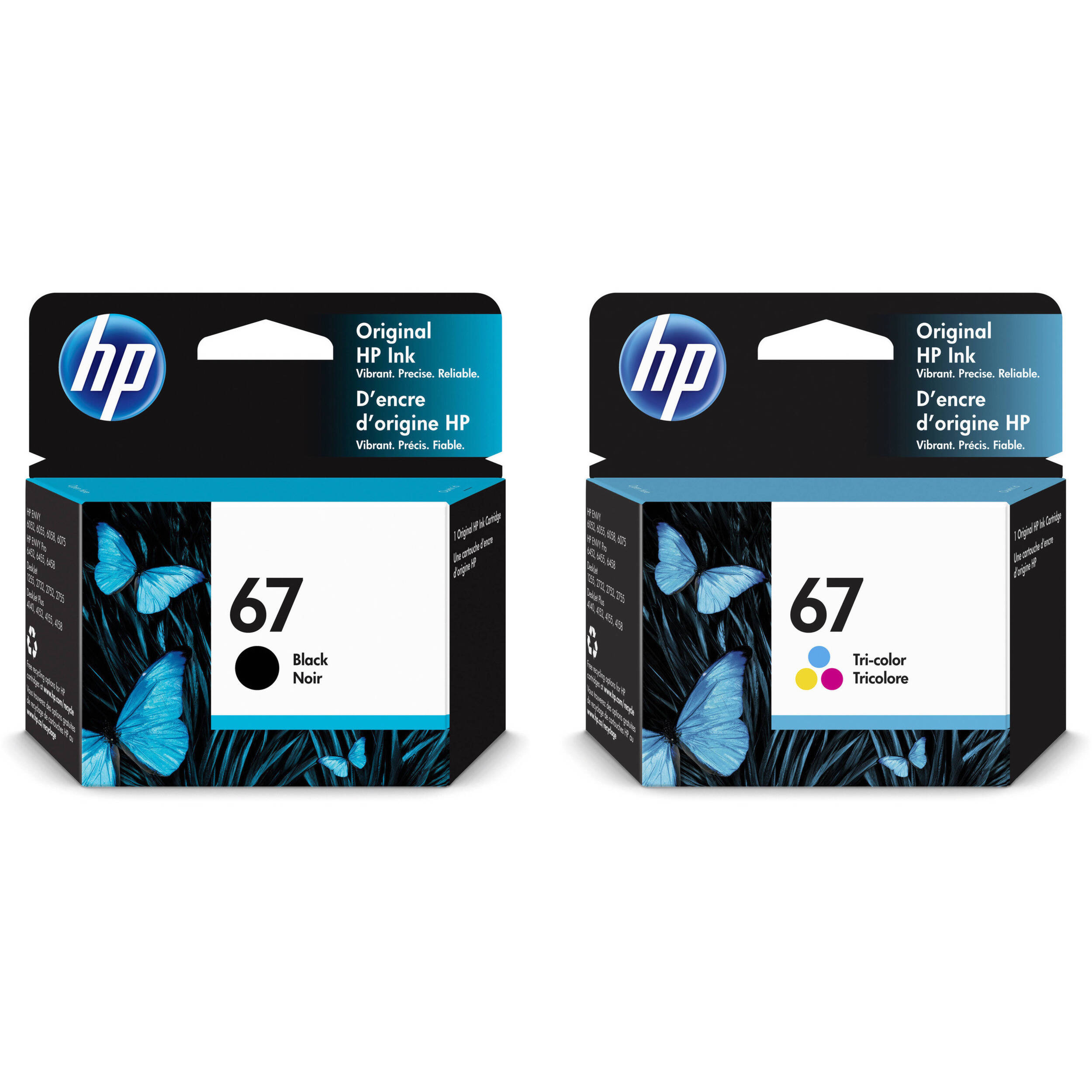 HP 67 Original Ink Cartridges Set Black And Color Set Pack: Buy Online at  Best Prices in Pakistan 