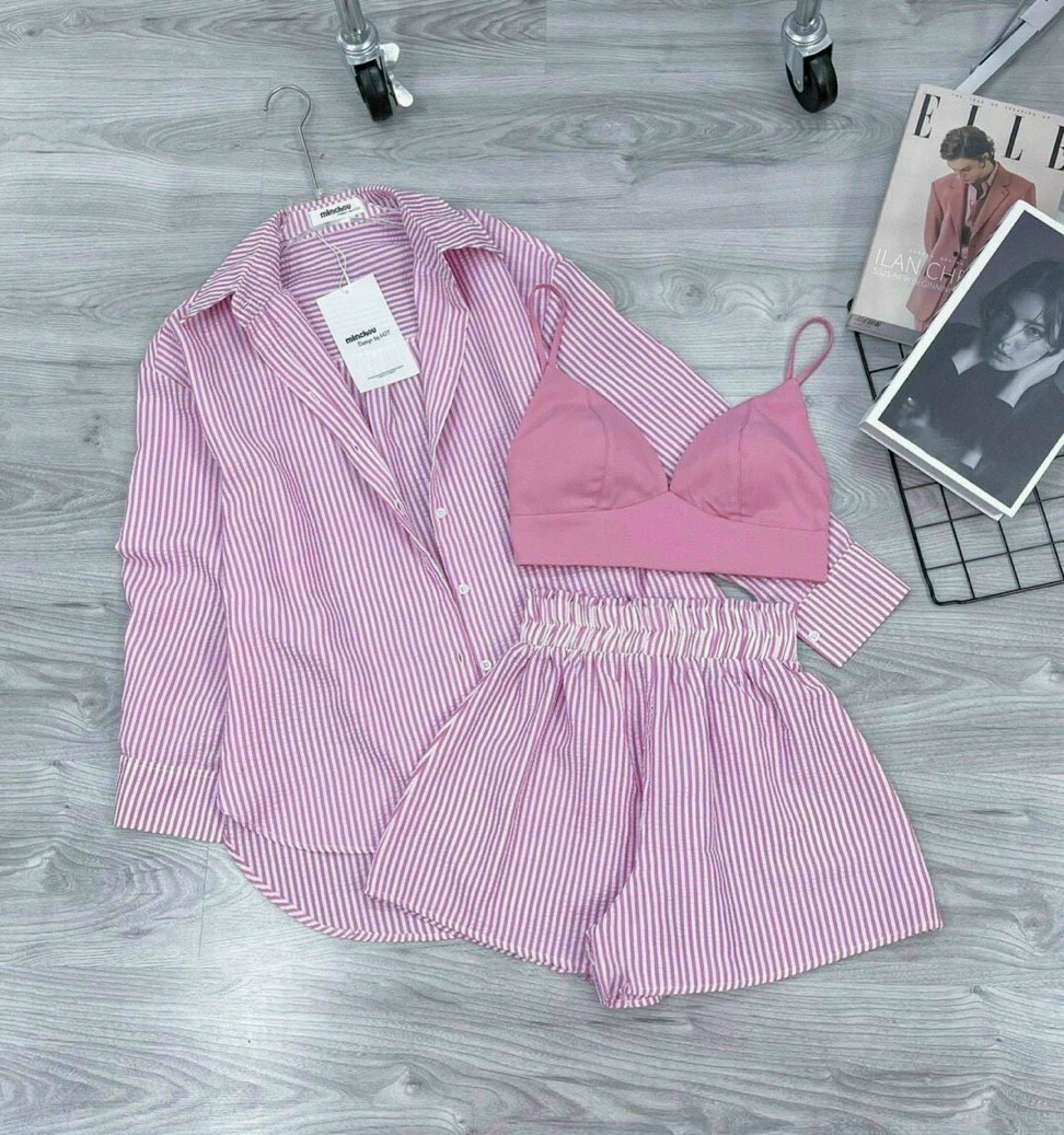 Sét 3 món kate xốp đi biển siêu hot tnm009