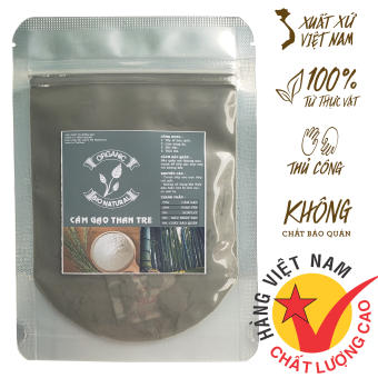 Bột đắp mặt Cám Gạo Than Tre Hoạt Tính handmade [BIONATURAL]