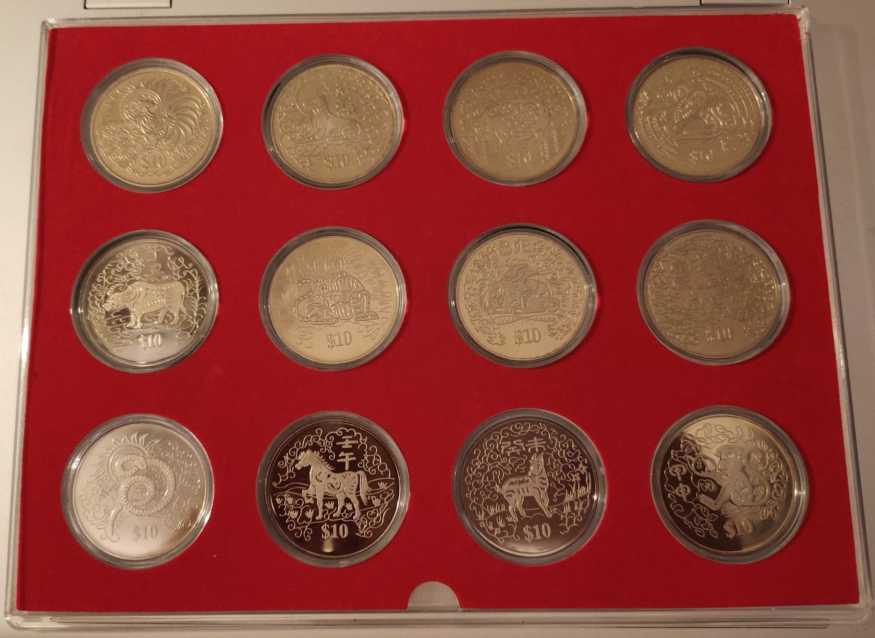 1981-1992 Singapore Mint First Series Zodiac Cupronickel