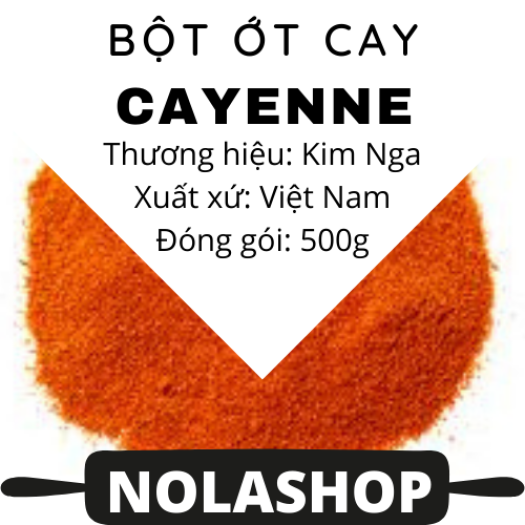 500g bột ớt siêu cay - Cayenne pepper nolashop