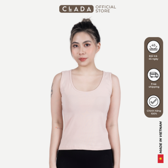 Áo ba lỗ nữ thương hiệu CLADA - Hồng