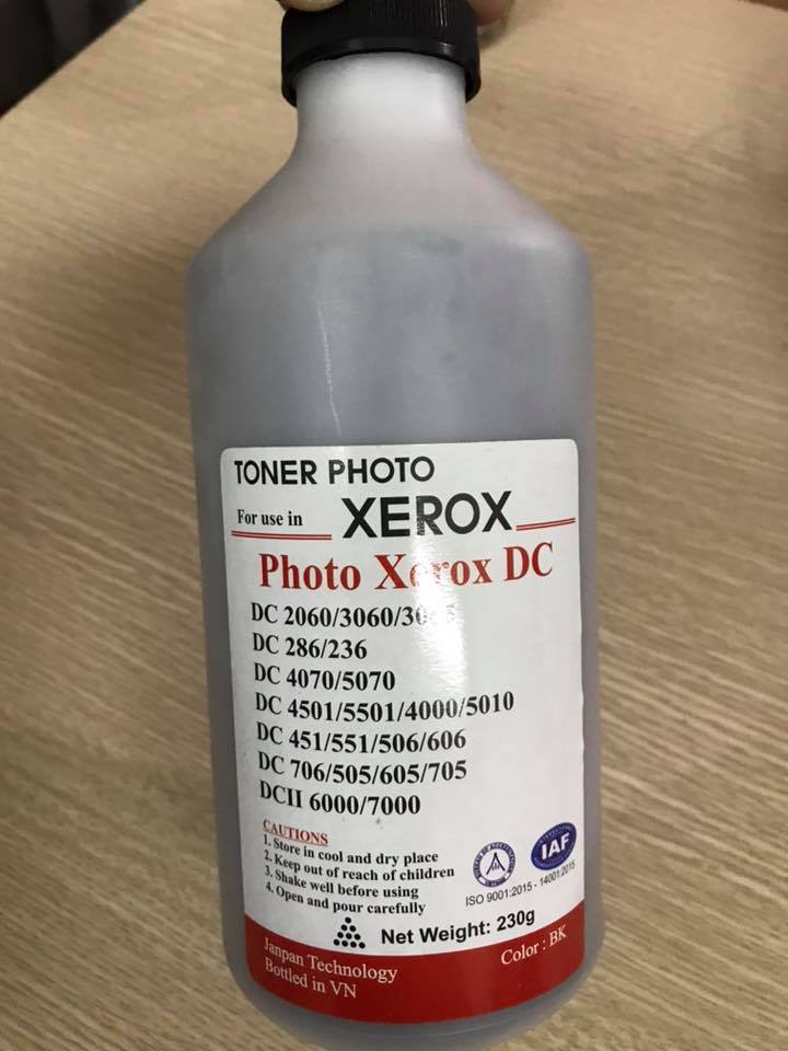Mực đổ photo xerox dc iv/ s 1810/2011/2320/2520/docucentre 236/286/3060/4070 dciv