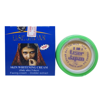 KEM LISE JAPAN TRẮNG DA 3 IN 1 - KEM MỤN NÁM TRẮNG DA LISE JAPAN 18G - KEM LISE CÔ GÁI ẤN ĐỘ
