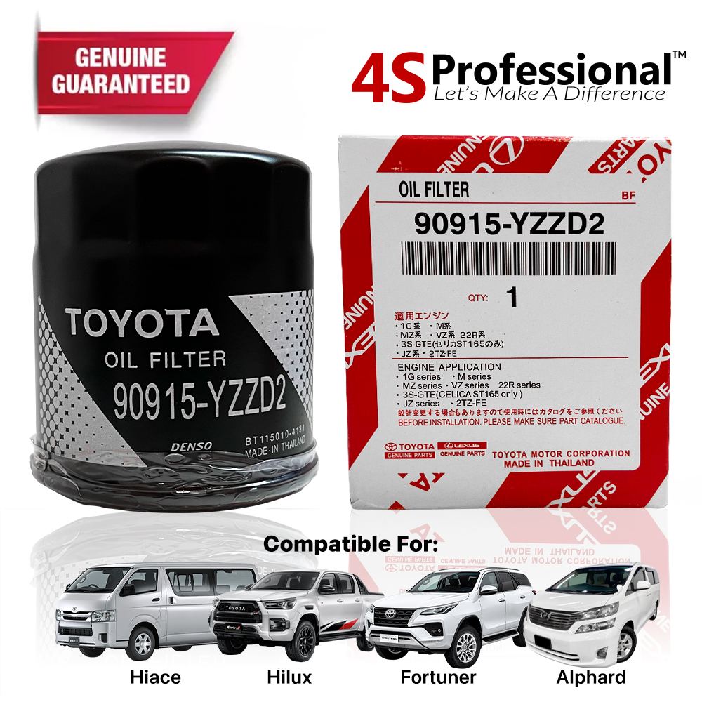 Toyota Oil Filter 90915-YZZD2 for Land Cruiser Prado 2700/4000 /Camry/Hiace/ Previa Lexus GS/RX/ES LS