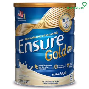Sữa bột Abbott Ensure Gold Hương vani 850g