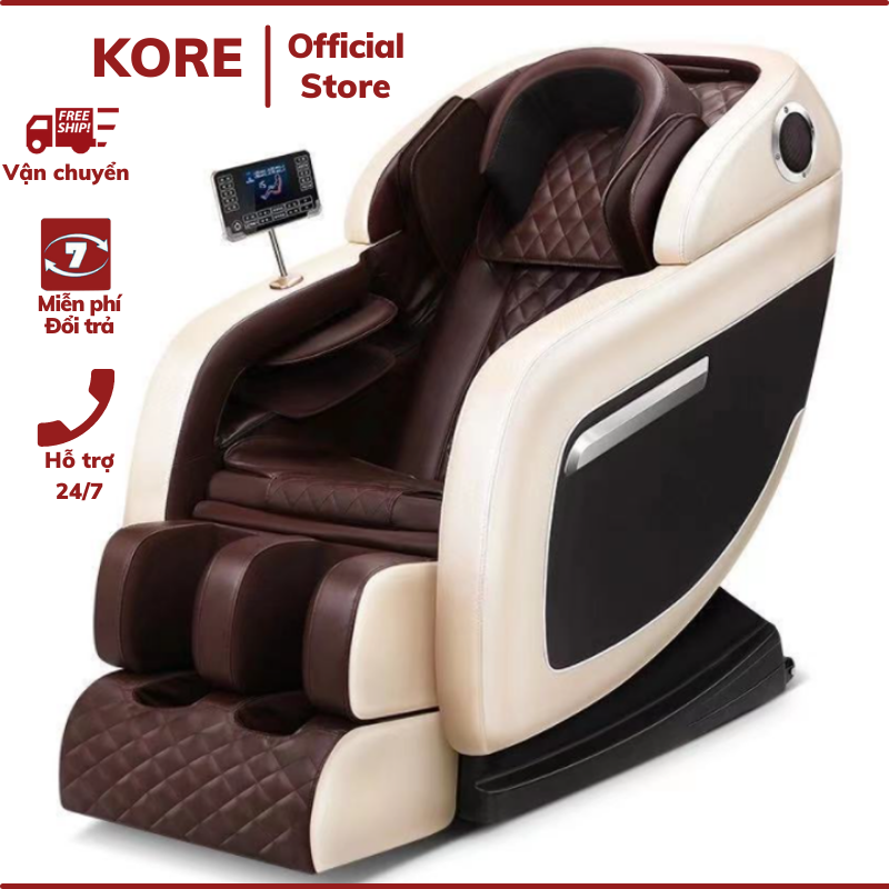 Ghế massage cao cấp công nghệ Nhật Bản, Ghế mát xa trị liệu 4D toàn thân màn cảm ứng Tiếng Việt massage toàn cơ thể