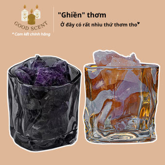 Đá pha lê khuếch tán tinh dầu thơm phòng núi lửa đá himalaya không đốt trang trí phòng khử mùi thư giãn Ghiền Thơm