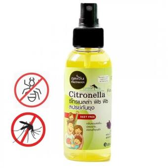 Tinh dầu xịt chống muỗi, côn trùng Phutawan Citronella Thái Lan 100ml (mẫu mới)