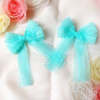 Kẹp Tóc Nơ Ren Xinh Xắn Mẫu 2 [HM5]