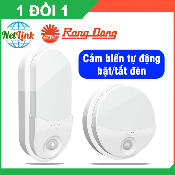 Đèn LED gắn tường cảm biến Rạng Đông GT16.PIR 15W, tích hợp cảm biến hồng ngoại và cảm biến ánh sáng