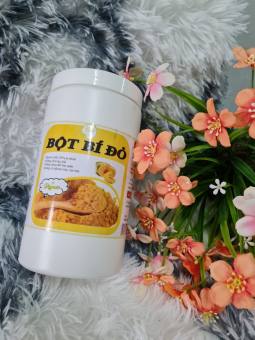 Bột Bí Đỏ Bí Ngô Sấy Lạnh Nguyên Chất Gũ Hộp 500g - 1000g