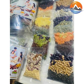 Set hạt làm sữa, nấu cháo, ăn dặm cho bé (8 túi 1,4kg). Set hạt dinh dưỡng hữu cơ organic mix sẵn nấu sữa hạt, cháo, chè