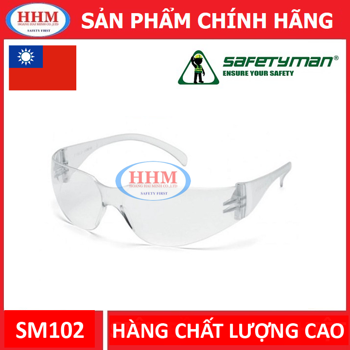 Kính bảo hộ Safetyman SM102 màu trắng