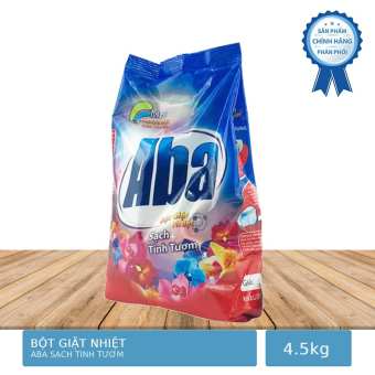 Bột giặt nhiệt ABA - Sạch tinh tươm 4.5KG