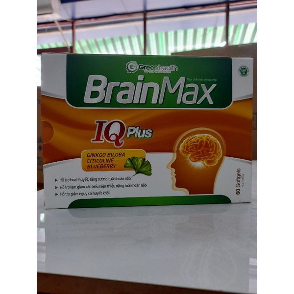 Brain Max IQ Plus_.Hộp 30 viên,hộp 60 viên