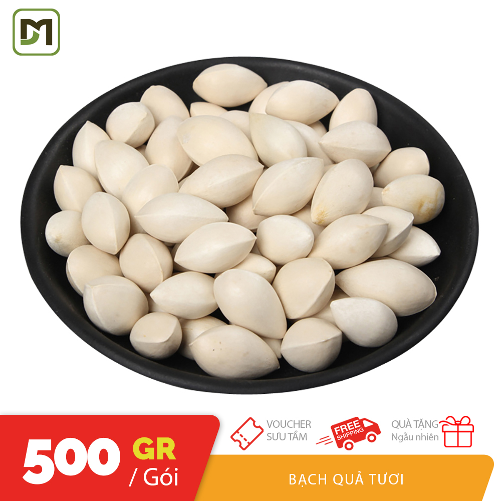 Túi 500gr bạch quả tươi hút ép chân không nguyên liệu nấu ăn