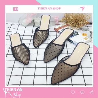 Sục lưới dép lưới sục mũi nhọn thoáng khí, êm chân Thiên An hàng cao cấp