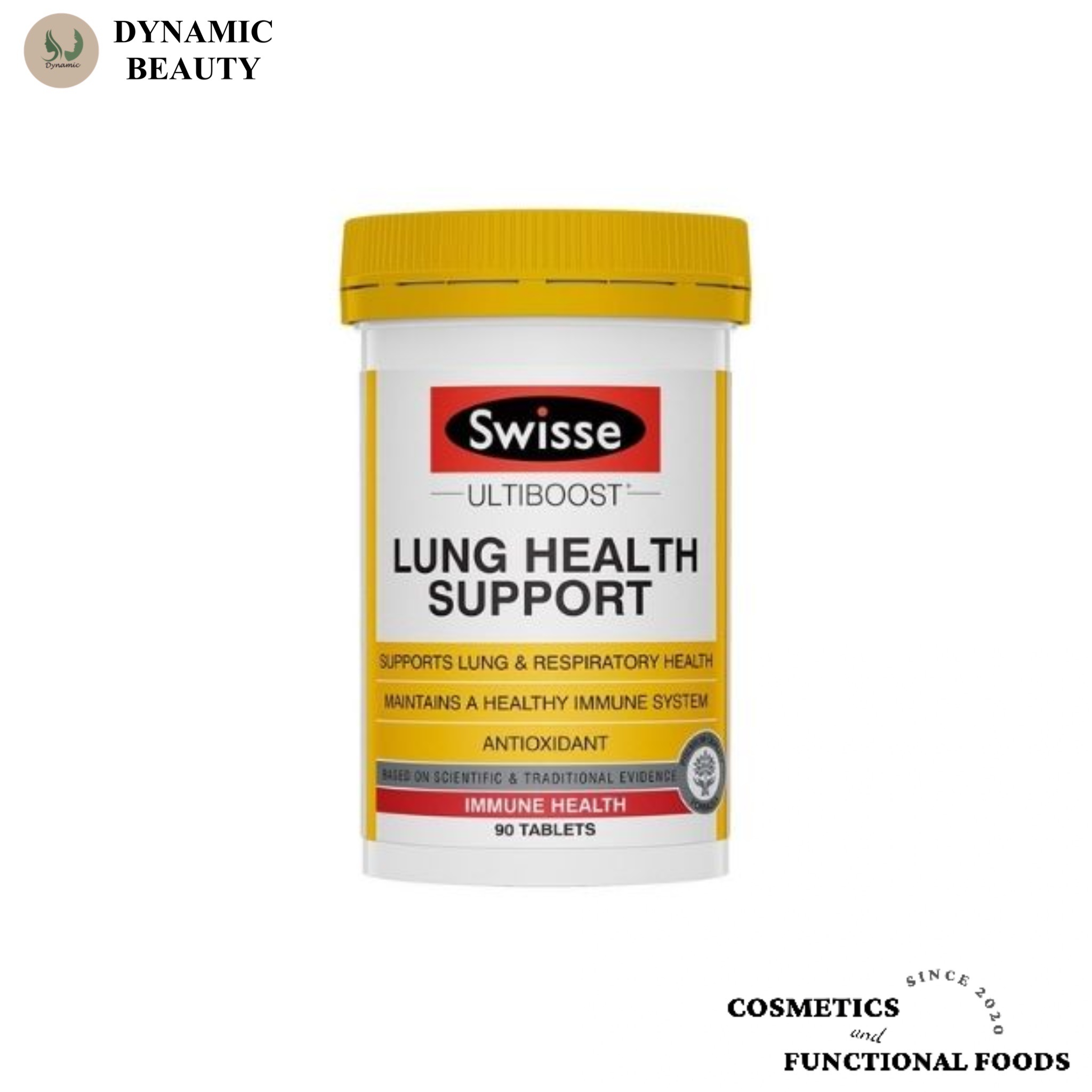 Viên uống swisse bổ phổi và hỗ trợ chức năng phổi Swisse lung health support 90 viên của Úc