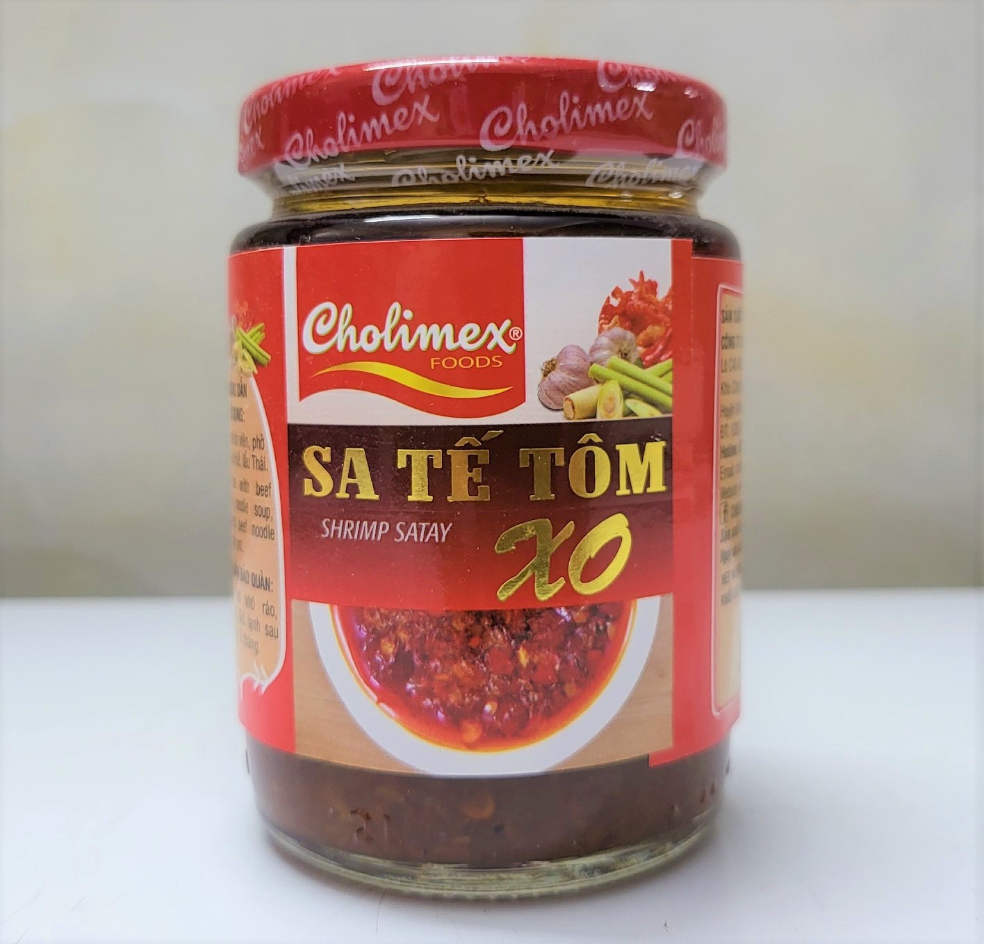 Sa tế tôm xo cholimex shrimp satay