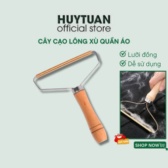 Dụng cụ cạo lông xù quần áo lưỡi bằng đồng 2 mặt - Cây lăn cạo sờn quần áo cây cắt lông quần áo sofa, lông thú cưng