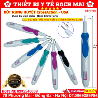 Bút Rung Huyệt Đầu Ngắn 1,7Cm - Bút Day Ấn Huyệt Diện Chẩn Massage