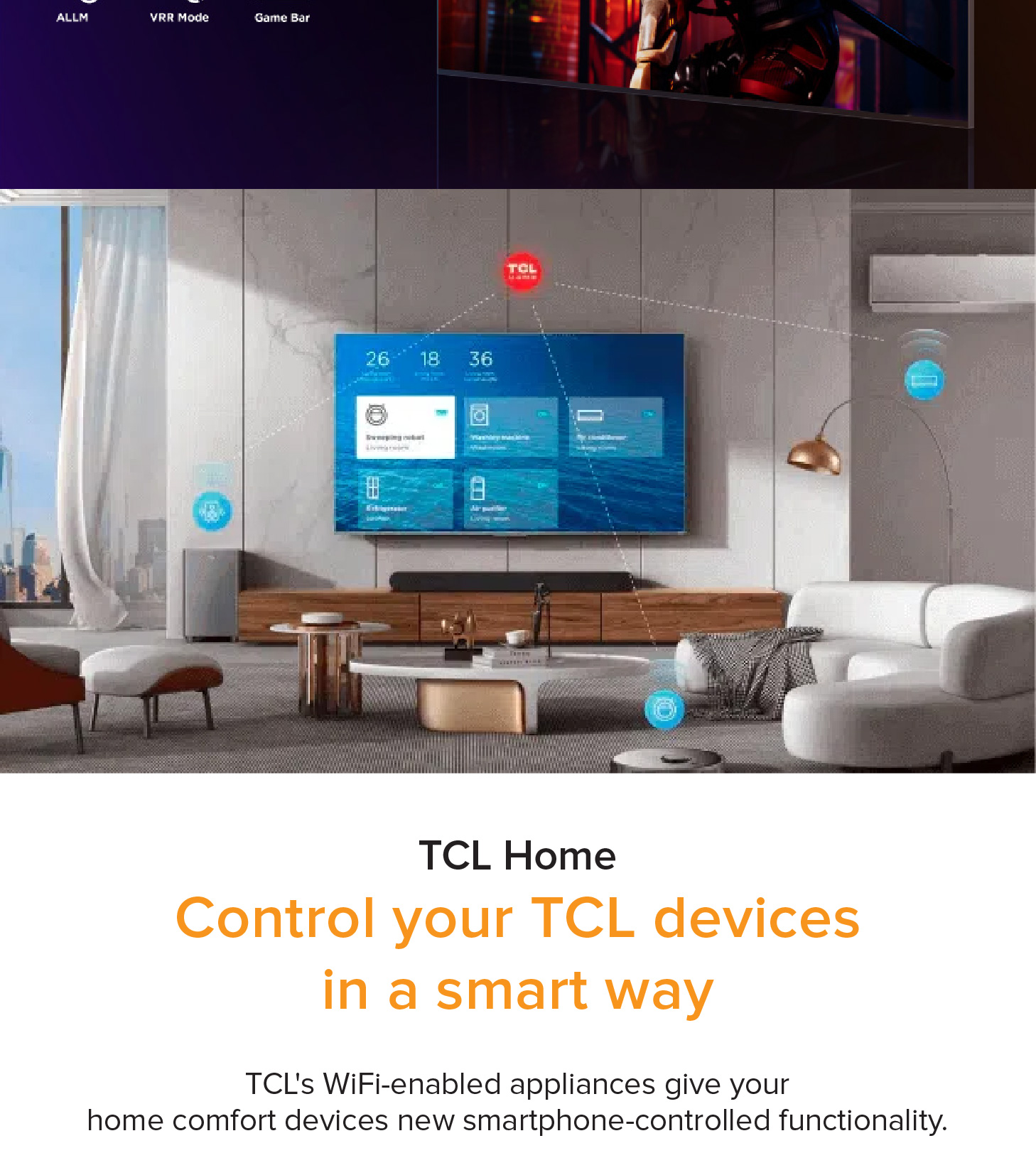 P755 4K-Fernseher 2024 55 65 Zoll | TCL Eye Care | 120Hz DLG | AI Smart Google TV | Dolby Atmos und Vision