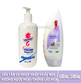 Sữa tắm cá ngựa Algemarin Perfume chai vòi 600ml Đức