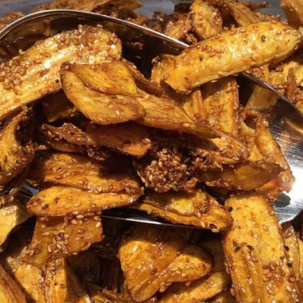 500 gram Chuối mè sấy giòn loại ngon