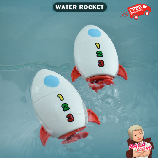 Đồ chơi nhà tắm tên lửa water rocket chạy cót cho bé yêu