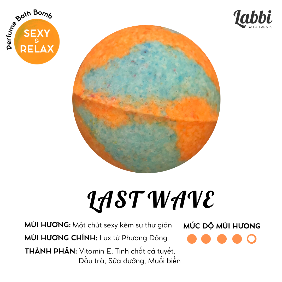 Last wave bath bomb / bom tắm / viên thả bồn tắm