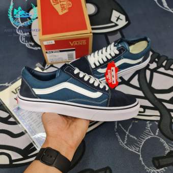 Giày Vans Old Skool Navy Màu Xanh Tím Than Cổ Thấp