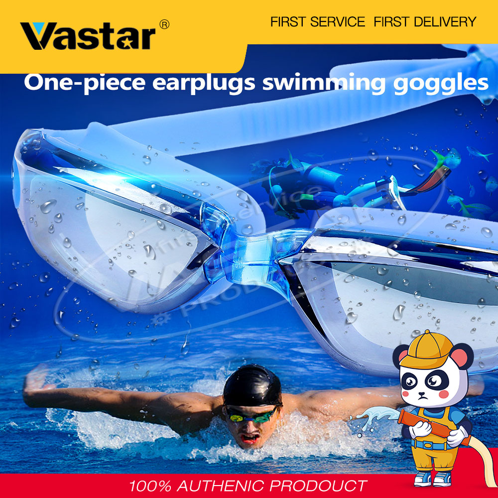 Vastar Bơi Có Nút Tai Ống Kính Máy Tính Nén Bảo Vệ Chống Tia UV Chống Sương Mù Chống Nước Điều Chỉnh Được Khi Lặn, BƠI