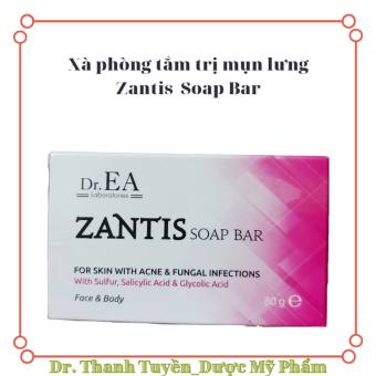 Zantis Soap Bar 80g- Xà phòng y khoa- Mụn trứng cá, mụn lưng.