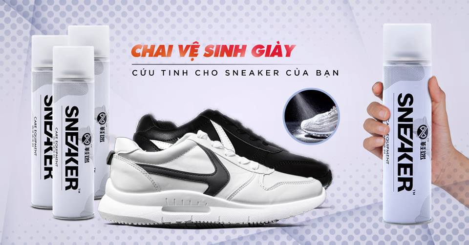 Chai Xịt Bọt Làm Sạch Giày Sneaker Hando 300ml - Chai Xịt Bọt Vệ Sinh Chuyên Cho Giày Sneaker, Tẩy Trắng Giày Sneaker, Bình Xịt Vệ Sinh Giày Sneaker Tẩy Sạch Mọi Vết Bẩn BH832