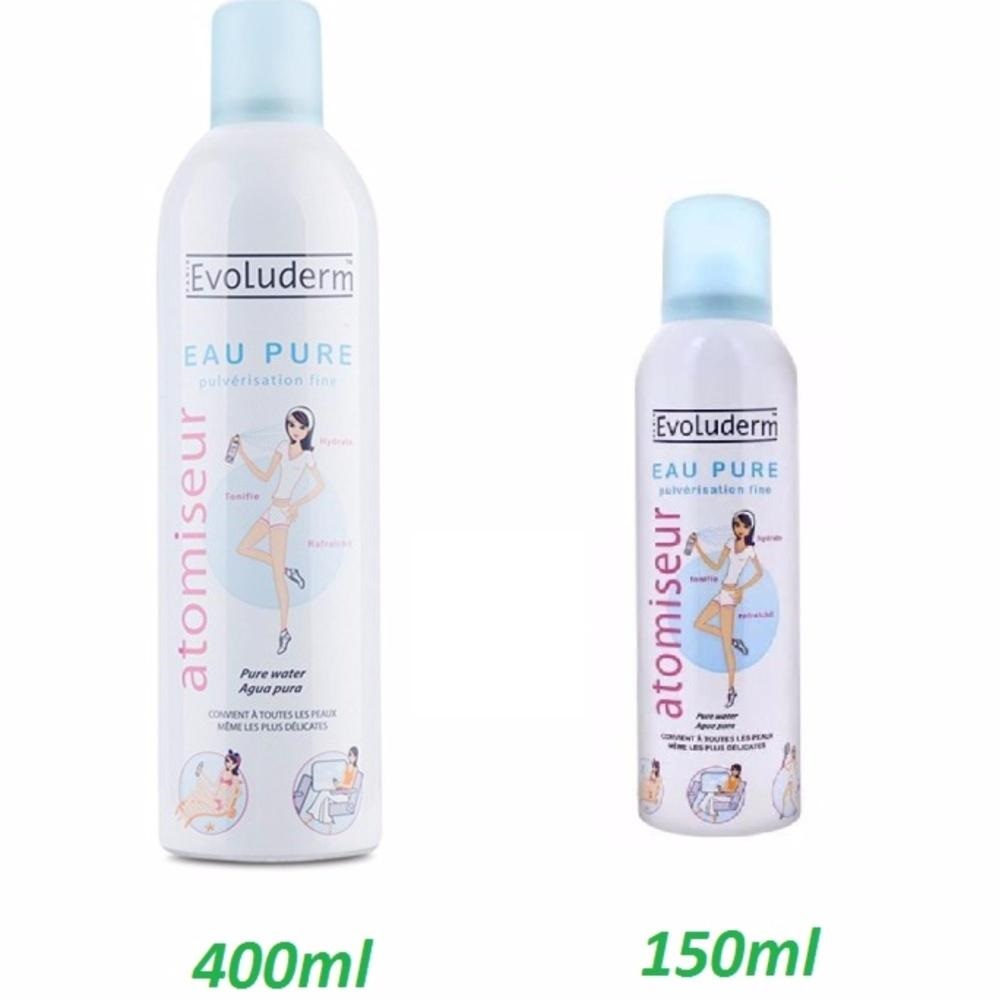 Xịt khoáng cấp ẩm Evoluderm 150-400ml