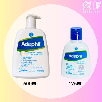 Adaphil Sữa Rửa Mặt Cho Da Nhạy Cảm, Da Mụn - Sữa Rửa Mặt Gamma