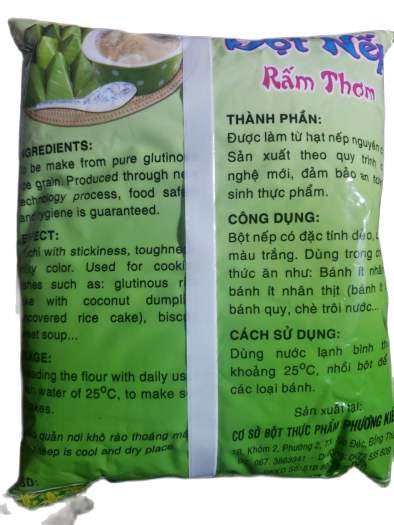 1 Kg Bột Nếp Rấm Thơm (bột mịn) 2 túi