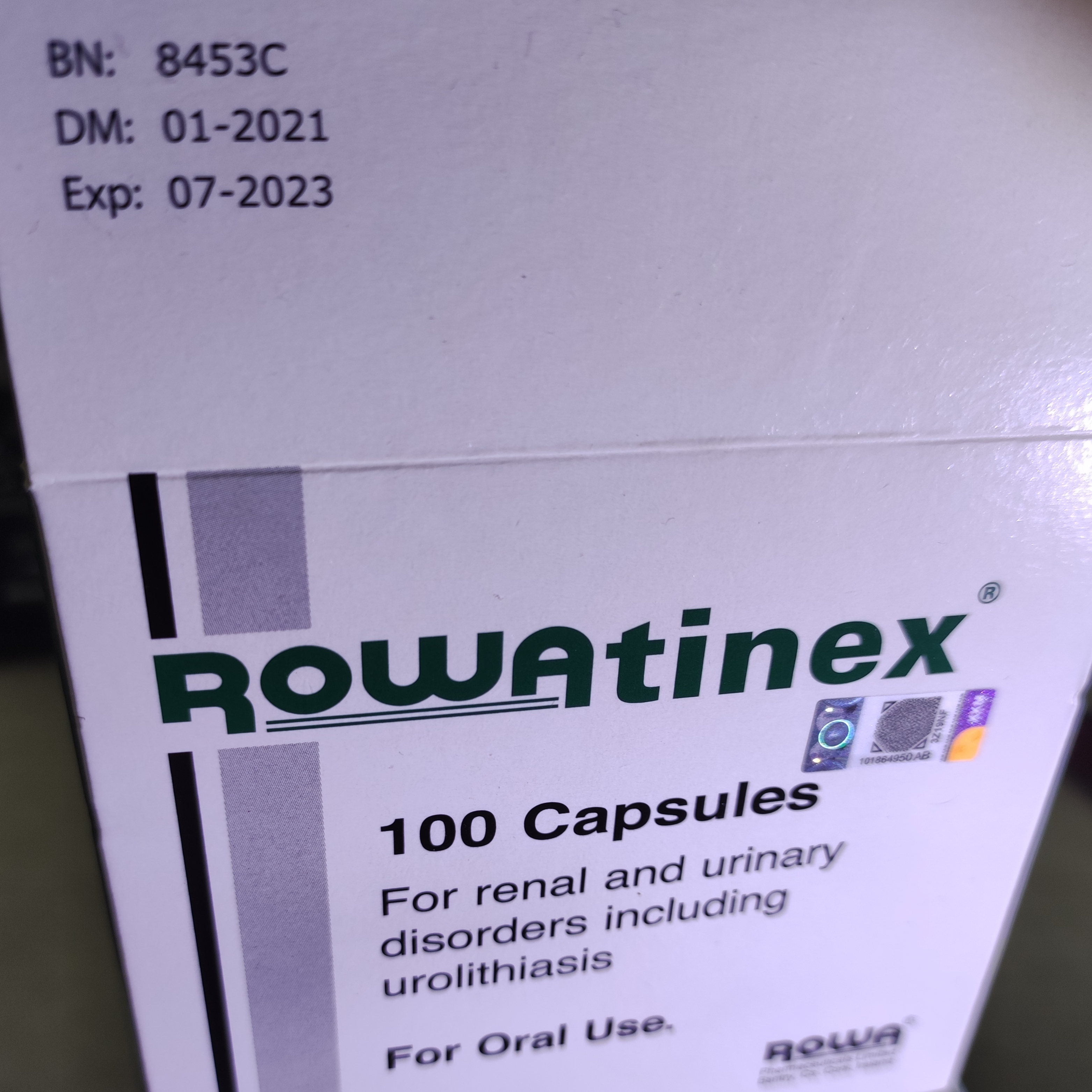 Renal Urinary Disorders Urolithiasis Ubat Batu Karang Dan Untuk Jangkitan Salur Kencing Rowatinex Exp 07 2023 Lazada