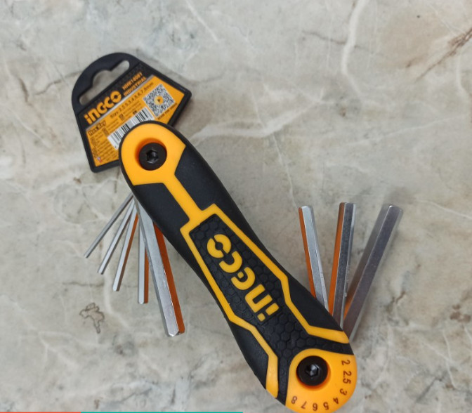 Bộ 8 chìa lục giác ingco hhk14081
