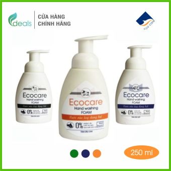 Nước Rửa Tay Bồ Hòn Hữu Cơ ECOCARE 250ml - Sạch khuẩn, chăm sóc da tay, tinh dầu khử mùi